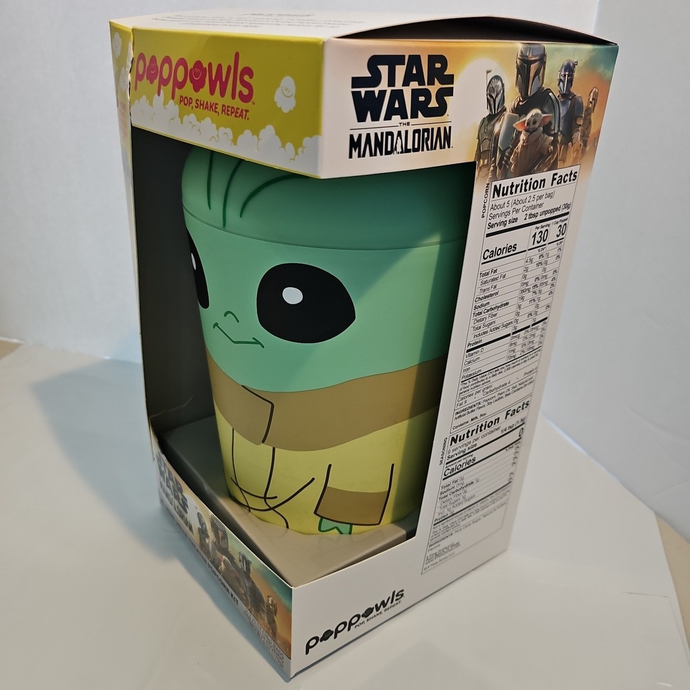 POPPOWLS Star Wars Mandalorian Grogu Collectible Popcorn Bucket Kit - Picture 3 of 7